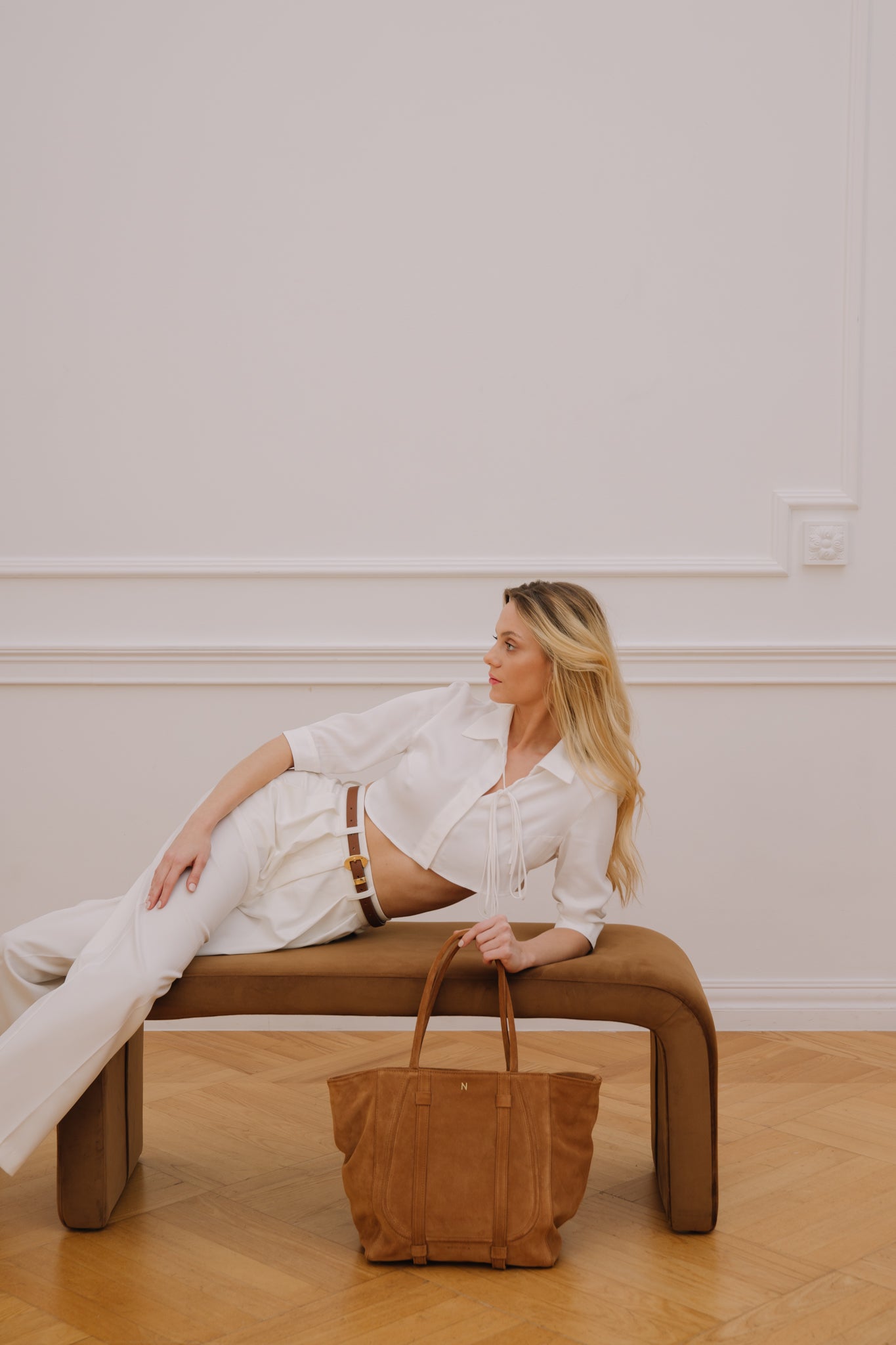 TOTE BAG DECOR - Cognac