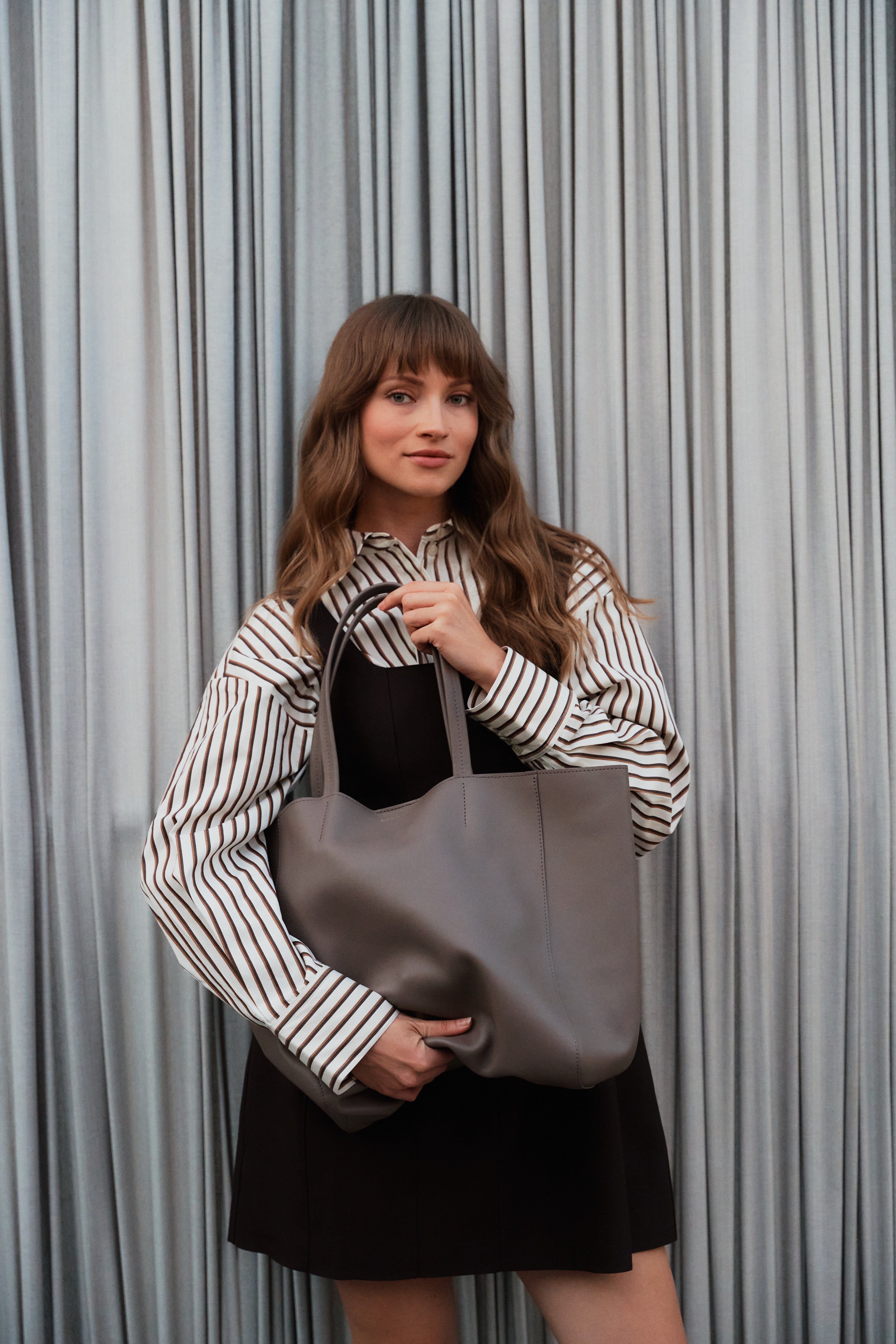 Shopping Bag Carolyn - Kamienna szarość