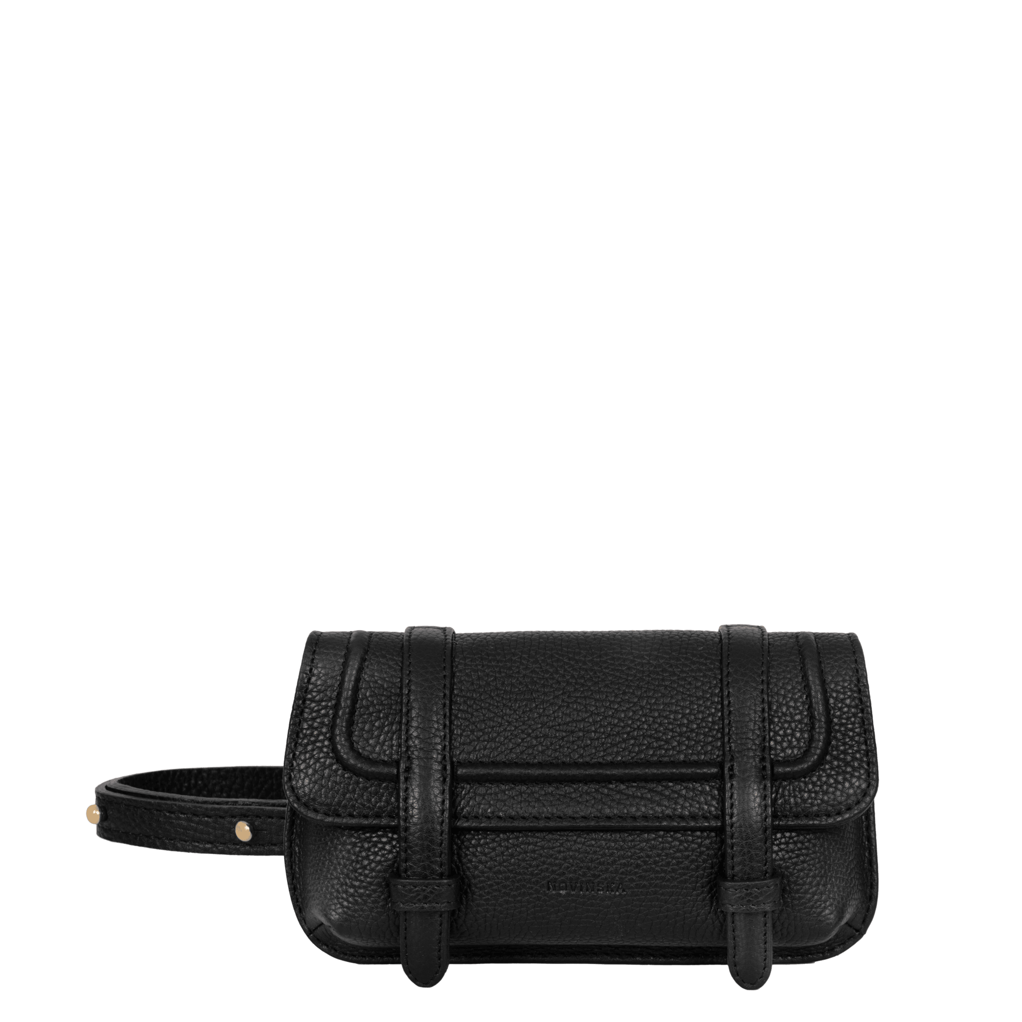 BELT BAG - czarny groch