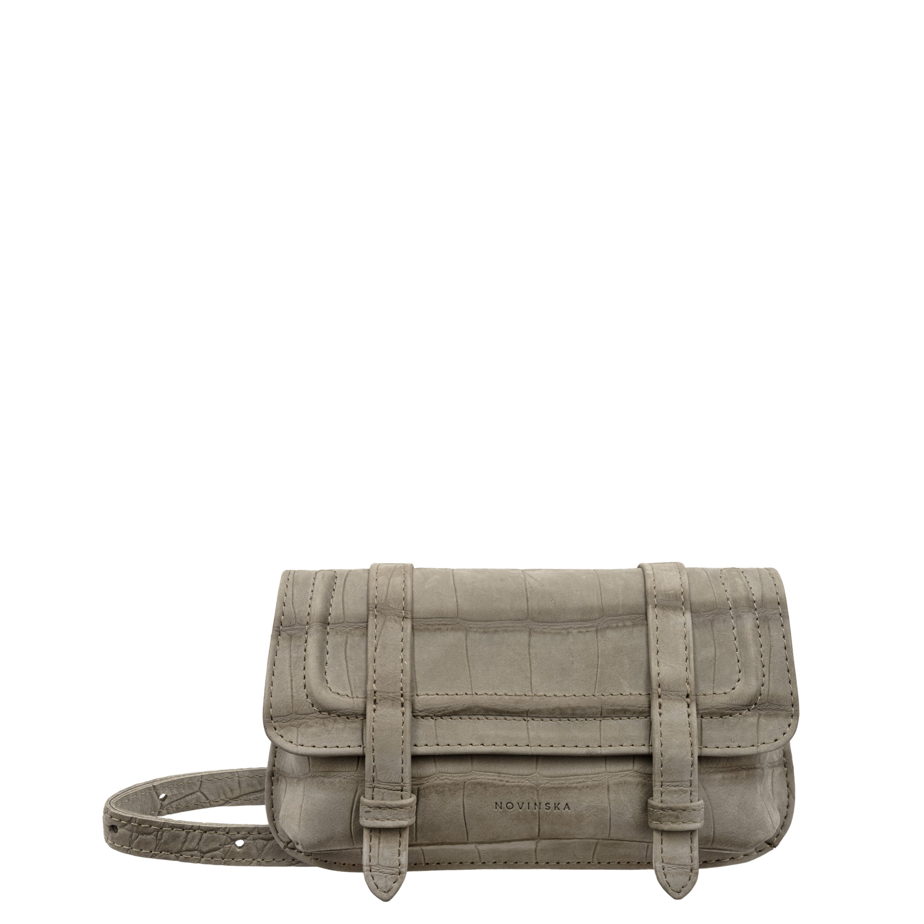Belt Bag - Olive Crocco