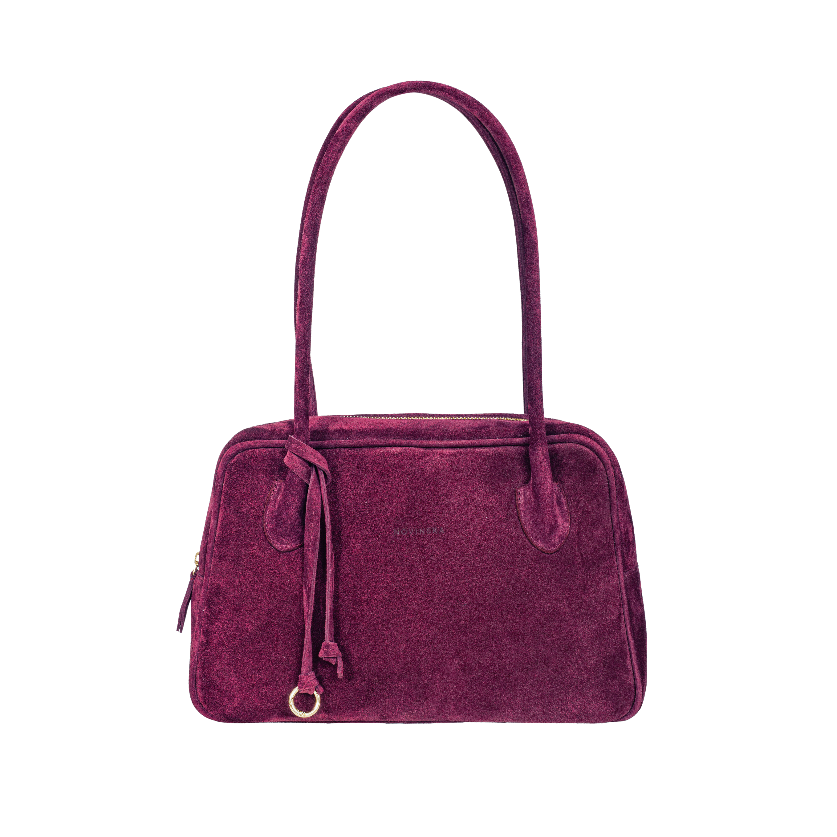 BOWLING BAG MIDI - PLUM