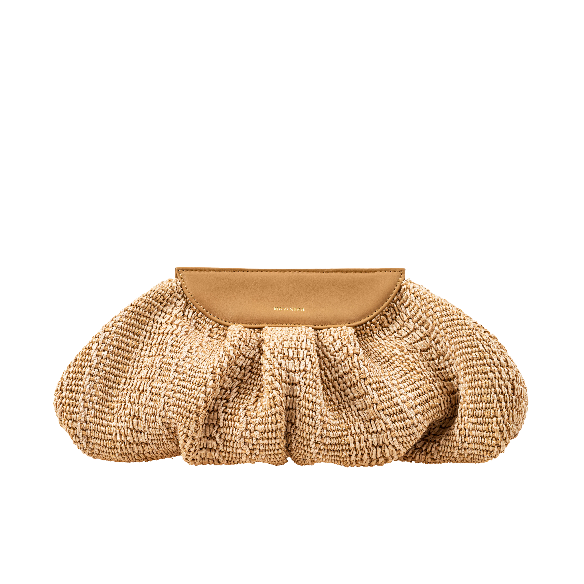 Raffia Cloud Bag - Słomkowa