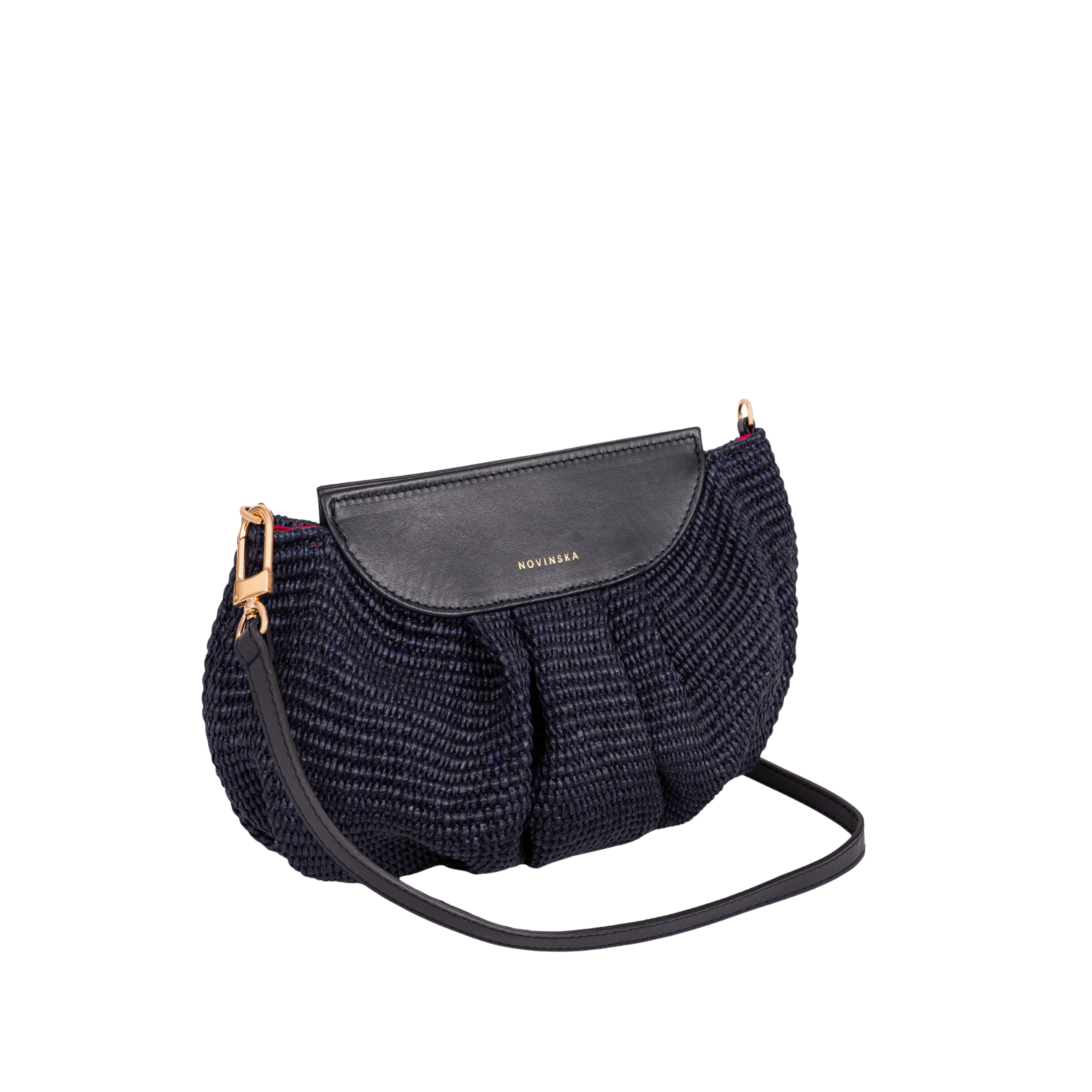 Baby Cloud Bag - Raffia Granat