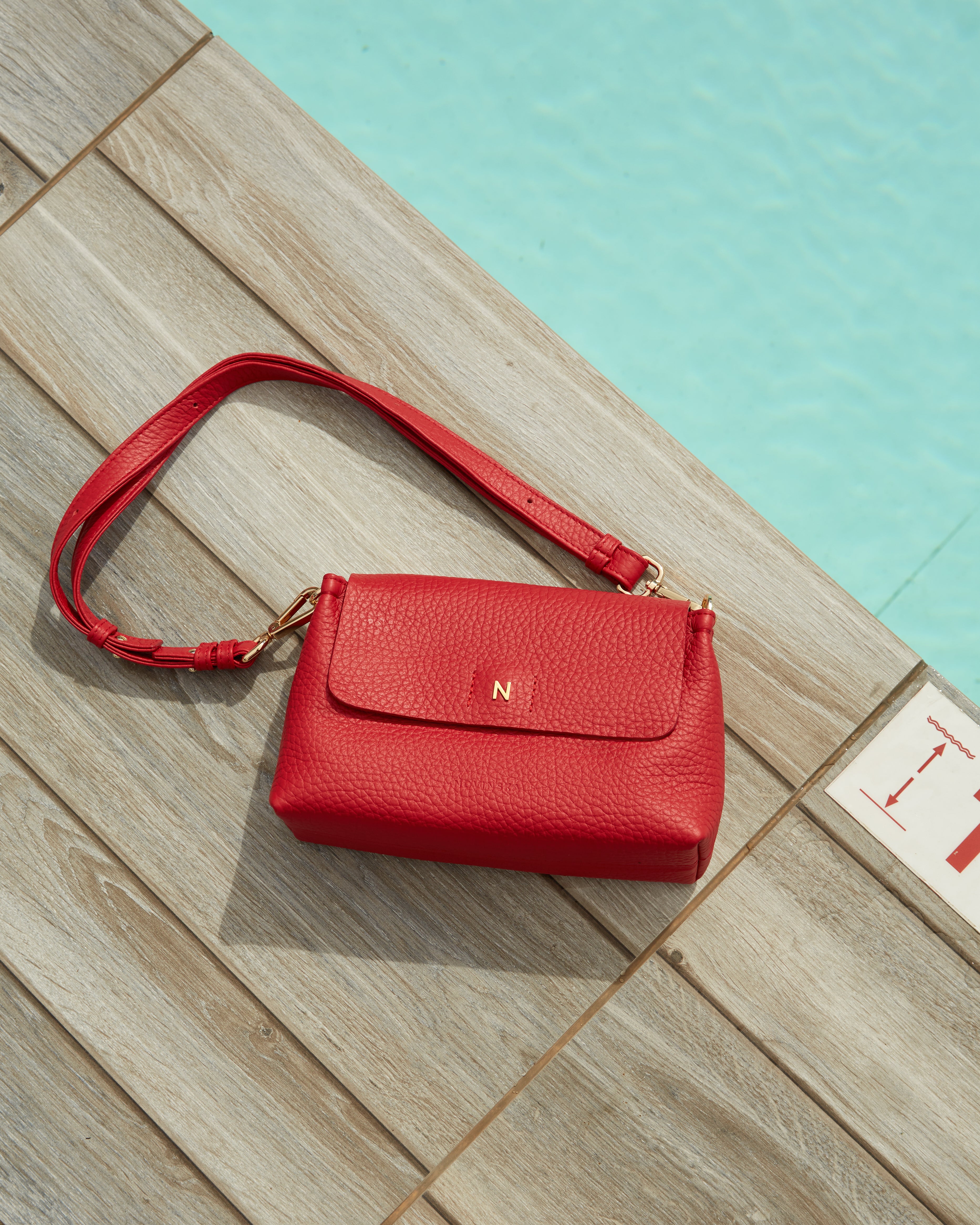 Mini Flap Bag - Red