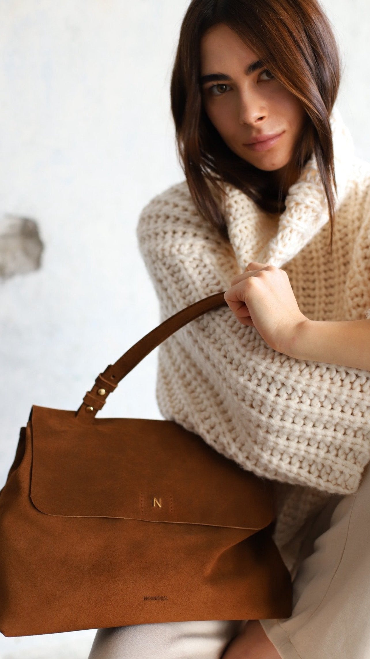 FLAP BAG Maxi - Espresso