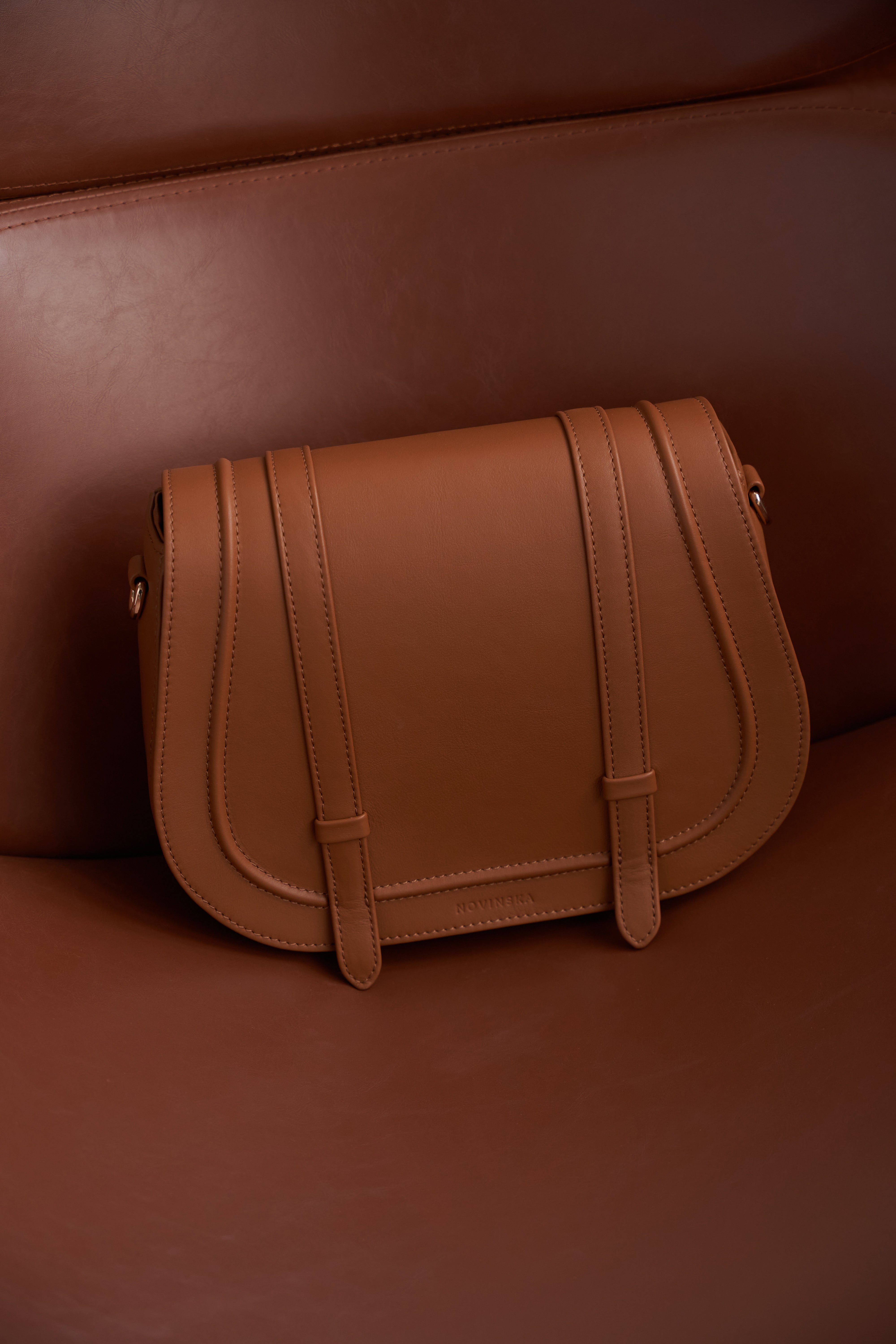 SADDLE BAG MAXI - Amber