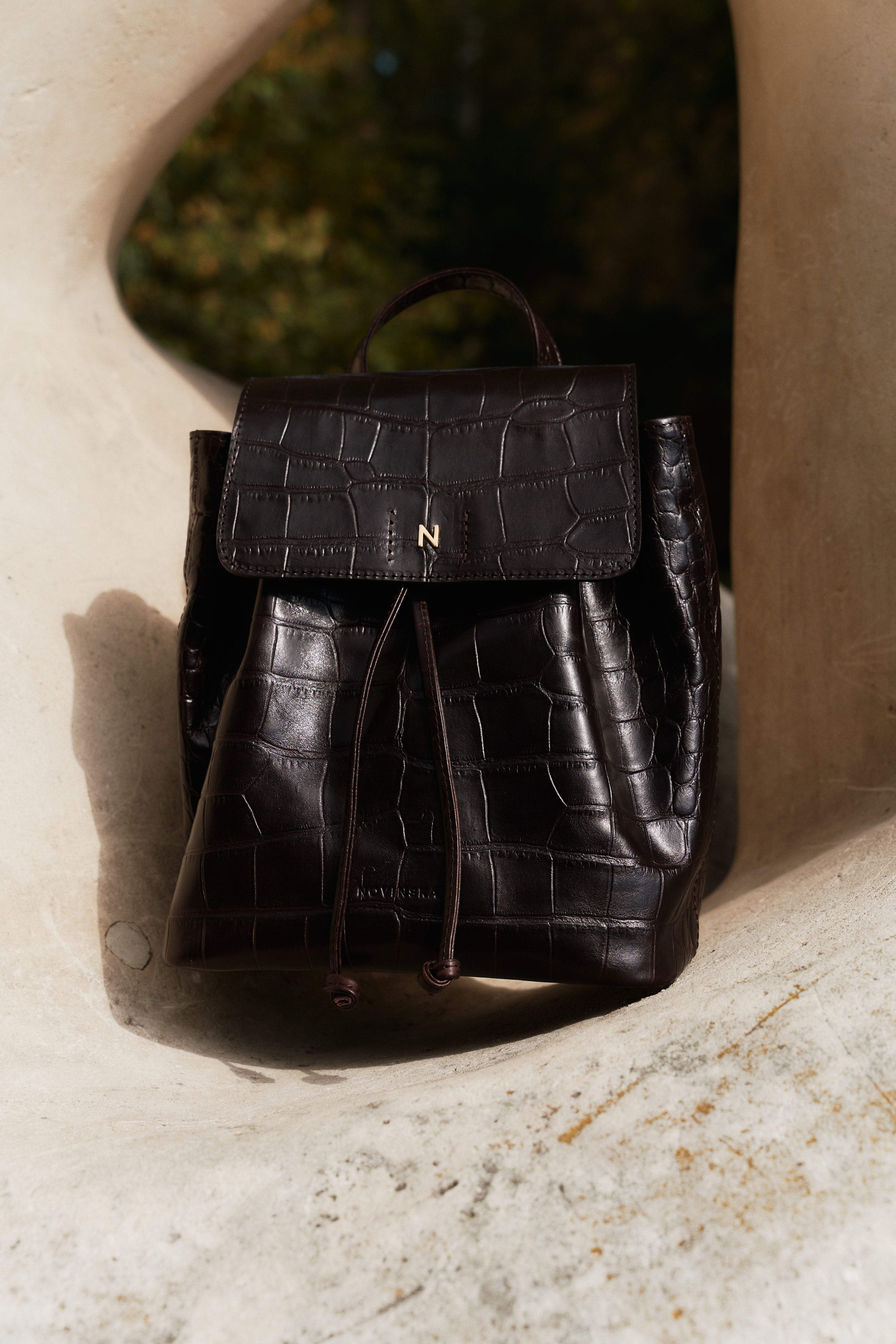 City Bag 2 in 1 - Crocco Brown