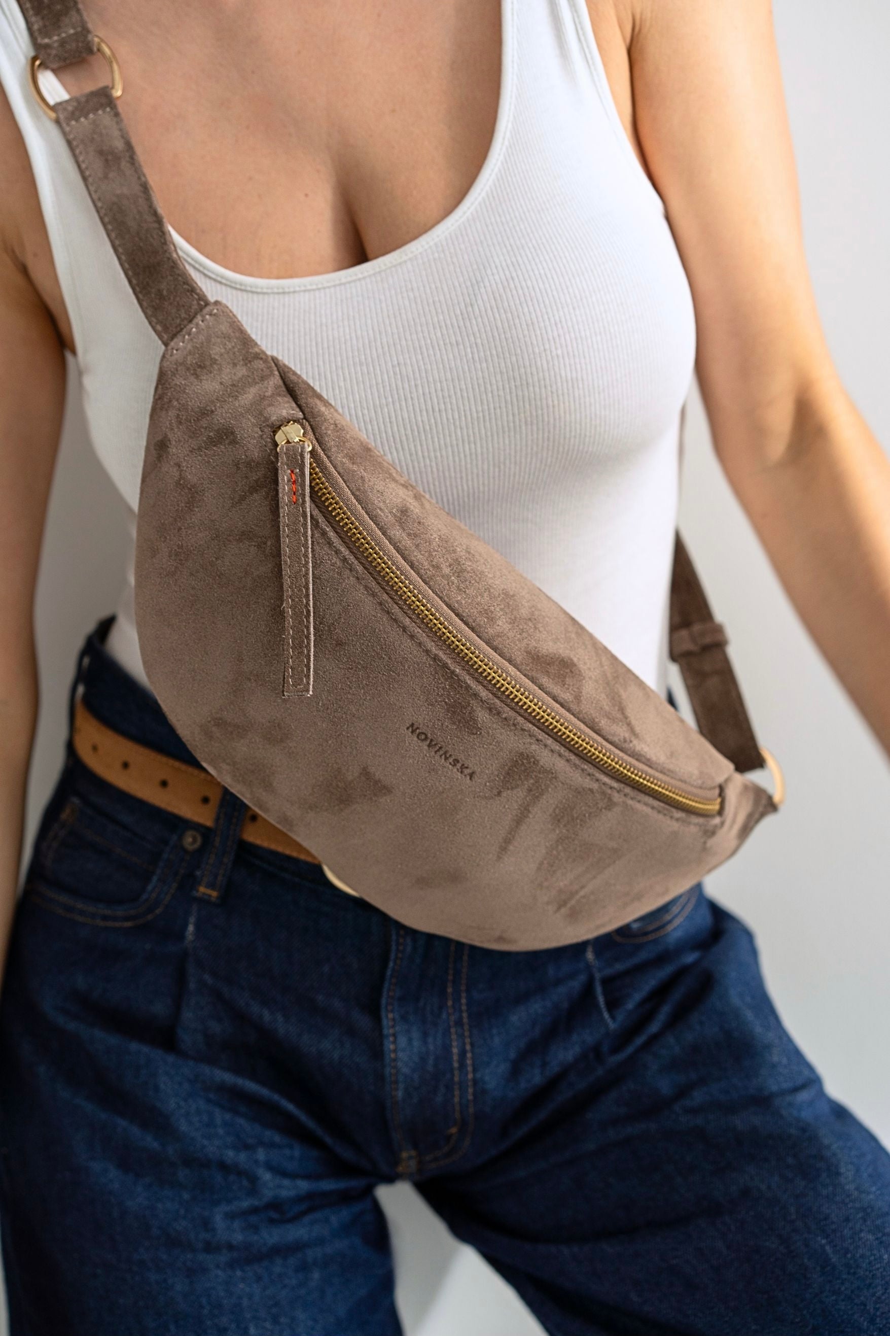 WAIST BAG - Mocha Mousse