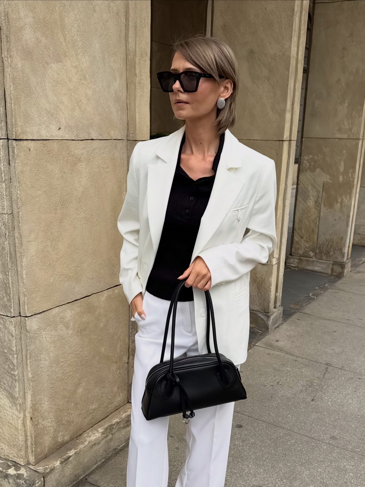 TRAPEZ BAG - Czarna