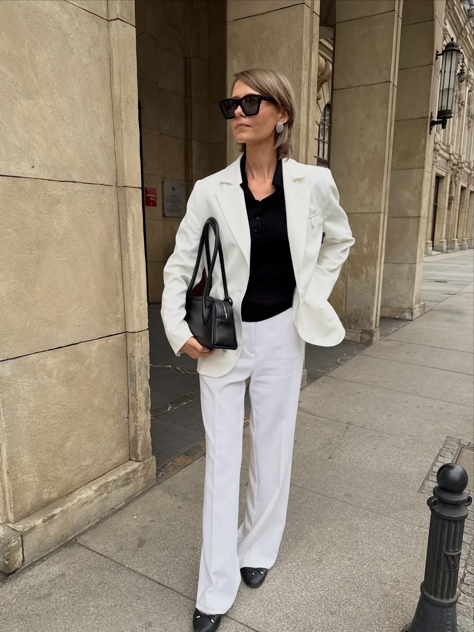 TRAPEZ BAG - Czarna