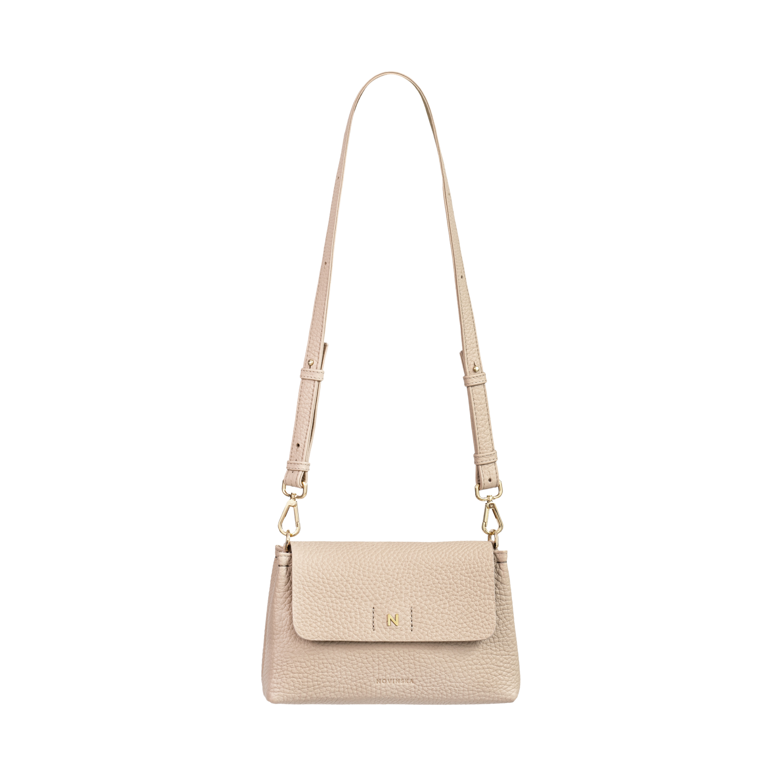 Mini Flap Bag - Nude