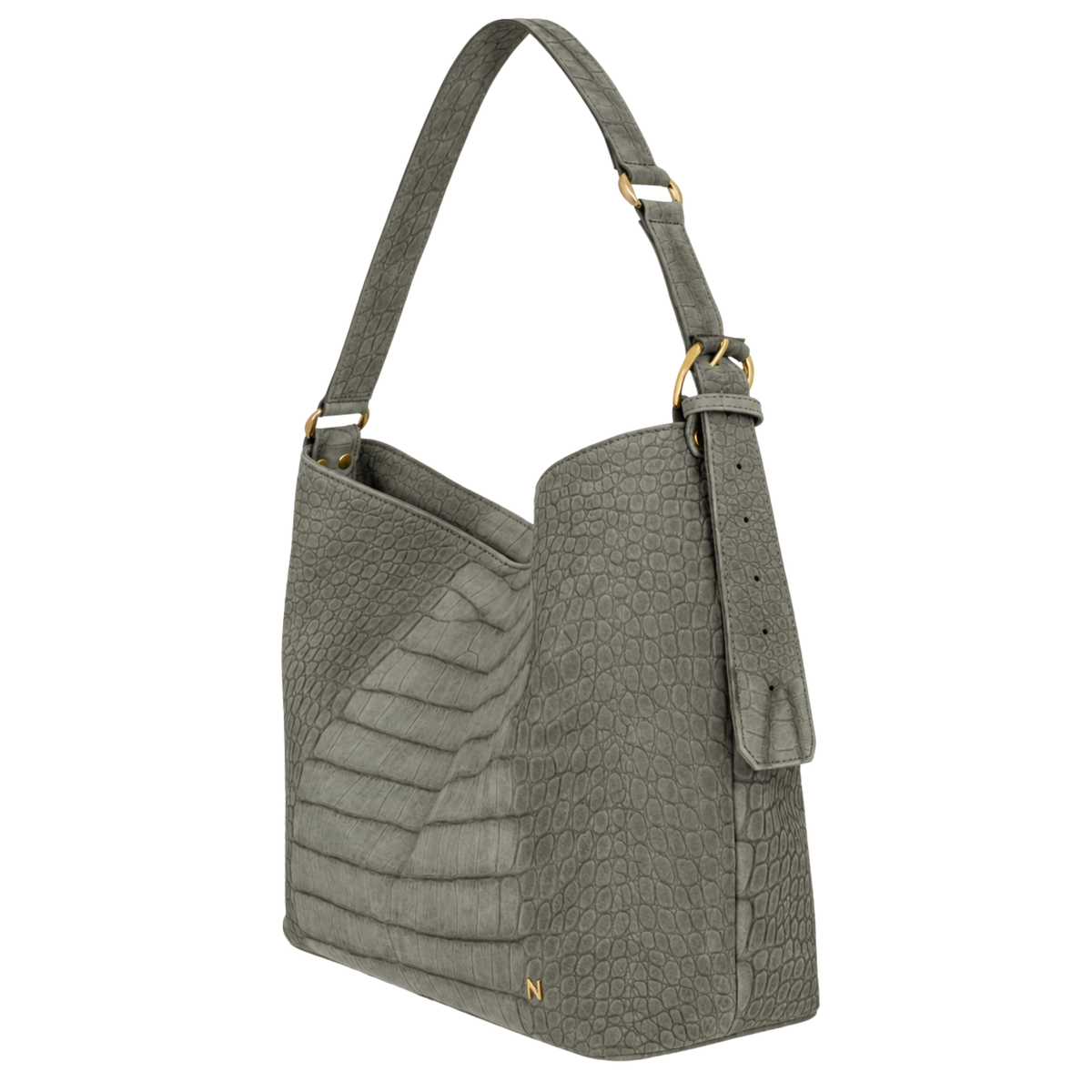 PRAGA Maxi Hobo - Sage Grey