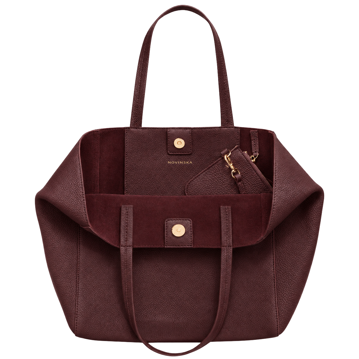 Shopping Bag Carolyn - Burgundy