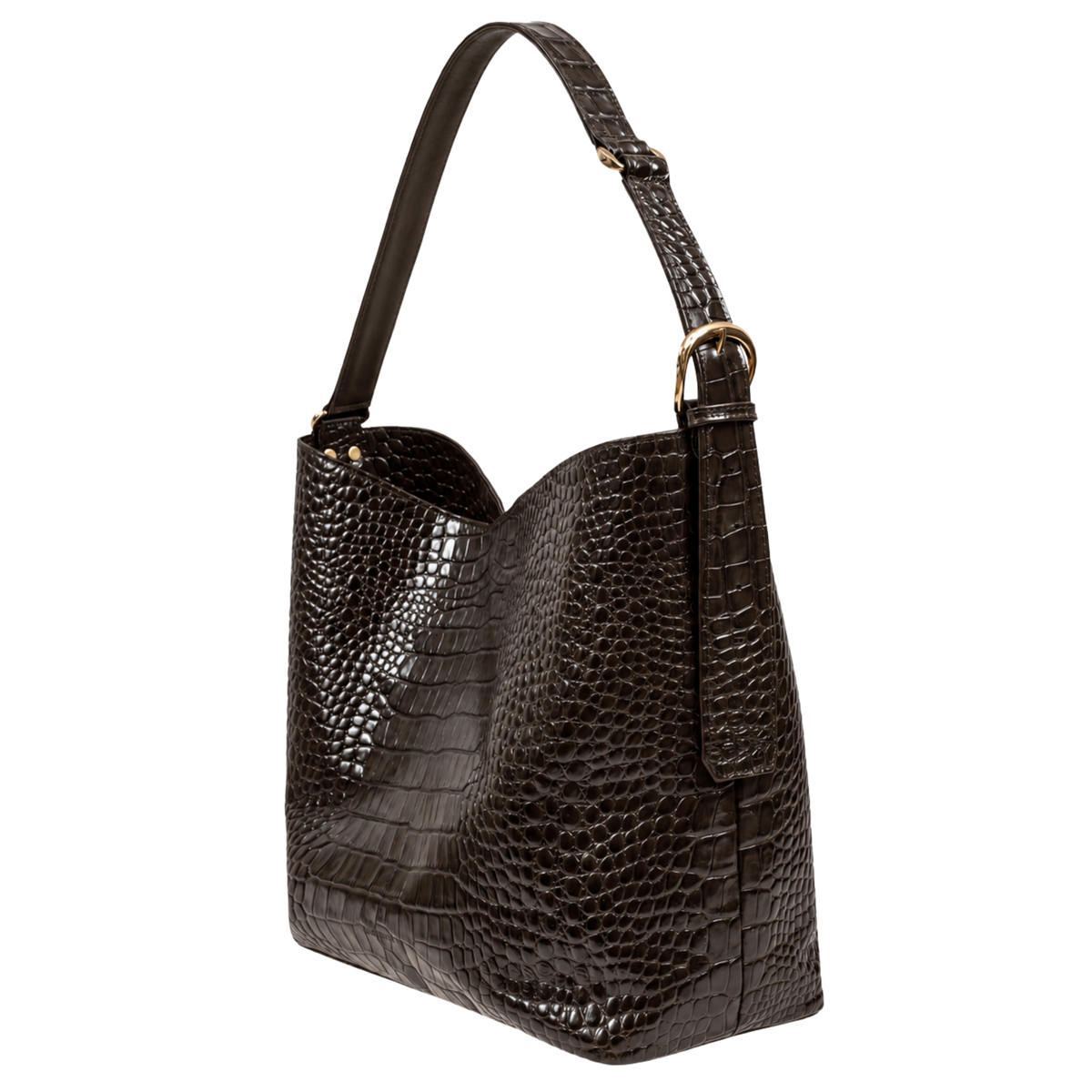 PRAGA - Maxi Hobo - Espresso